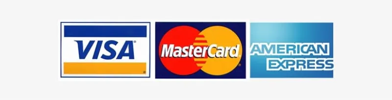 Visa - Mastercard - American Express Accepted