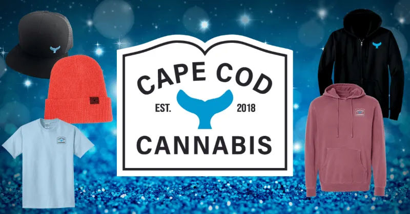 Shop branded Apparel, Hats and more at Cape Cod Cannabis Dispensary near me on Cape Cod in Wellfleet, MA