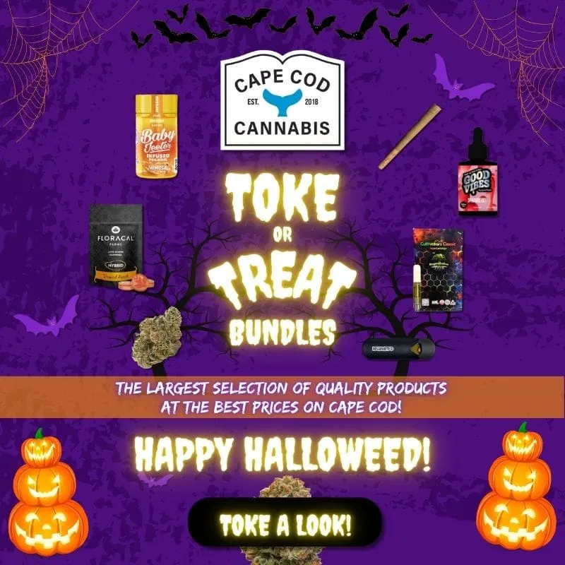 Happy Halloweed: Toke or Treat at Cape Cod Cannabis in Wellfleet.