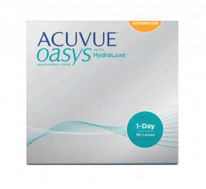 ACUVUE® OASYS 1-DAY with HydraLuxe™ TECHNOLOGY for ASTIGMATISM
