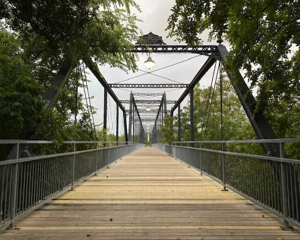 Faust Street Bridge in New Braunfels, TX