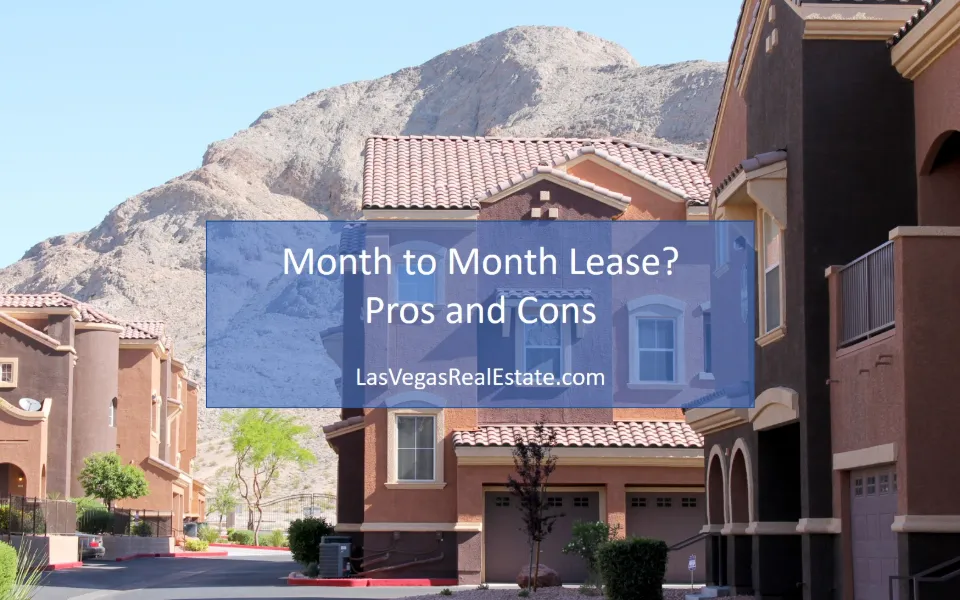 Month to Month Lease - LasVegasRealEstate.com