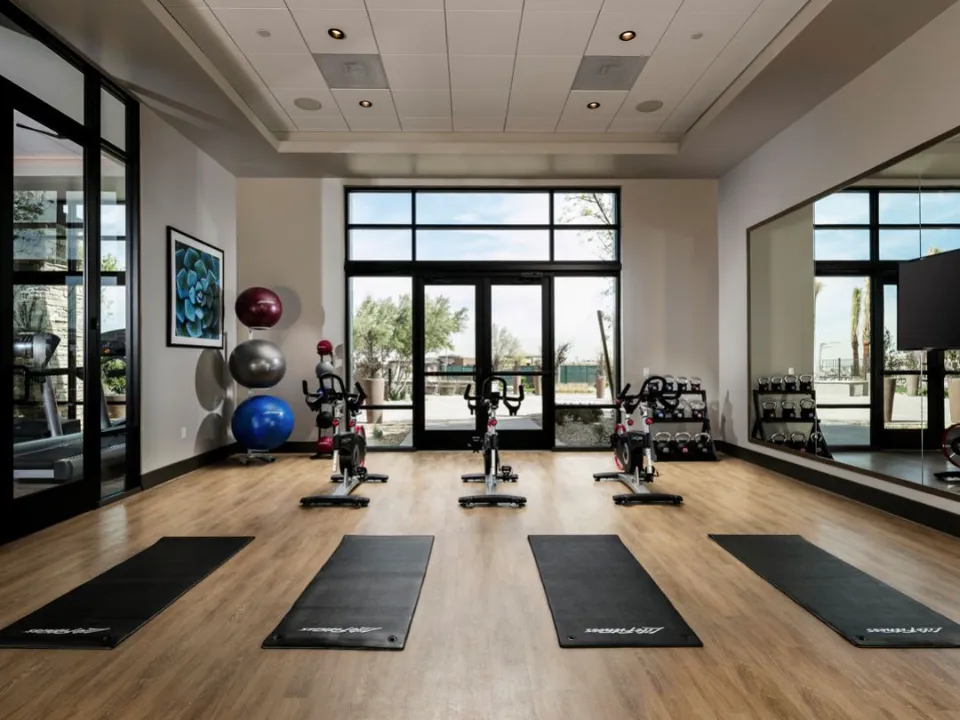 Regency at Summerlin Cycling and Yoga Room - LasVegasRealEstate.com