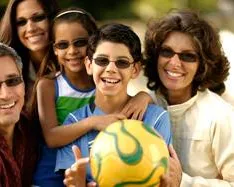 Group of people in sunglasses
