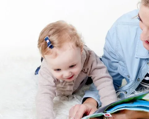 mom and baby Free eye exam for baby