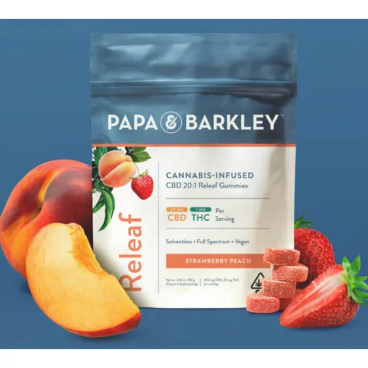 SOLVENTLESS STRAWBERRY PEACH RELEAF GUMMIES A5