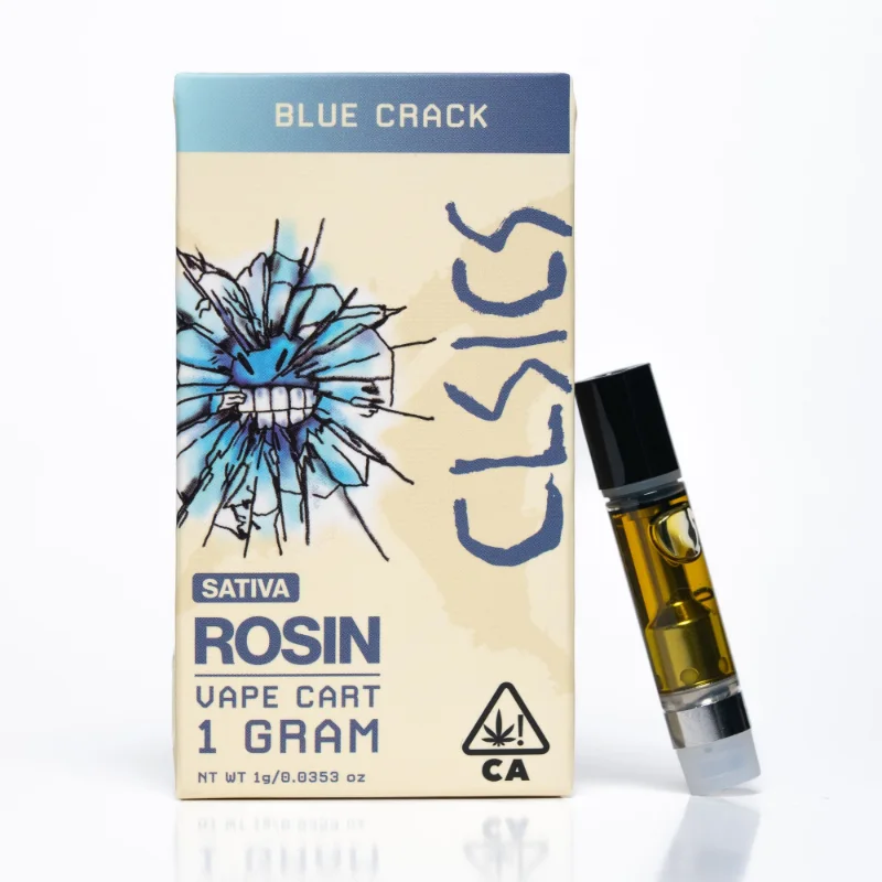 LIVE ROSIN BLUE CRACK 1G CARTRIDGE D1