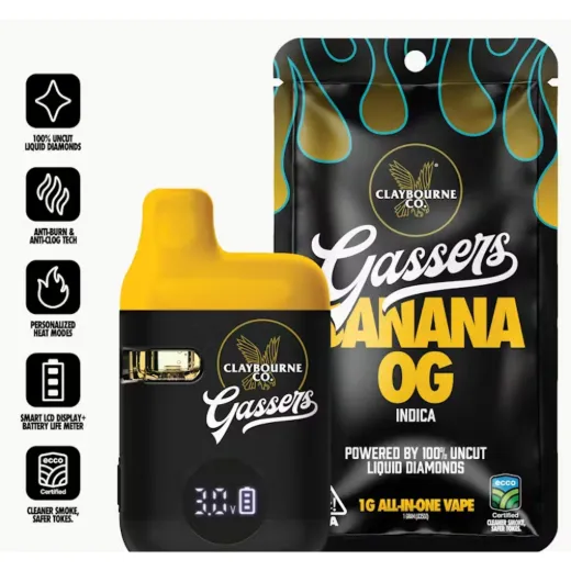 gassers banana og disposable 1g D3