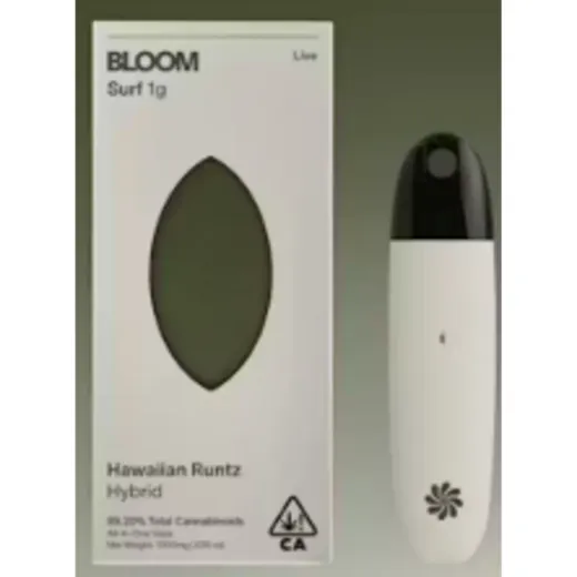 live resin hawaiian runtz disposable 1g o1