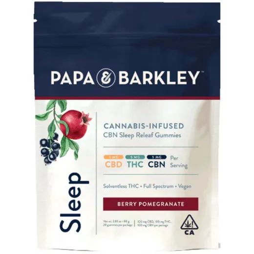 SOLVENTLESS SLEEP BERRY POMEGRANATE GUMMIES A5
