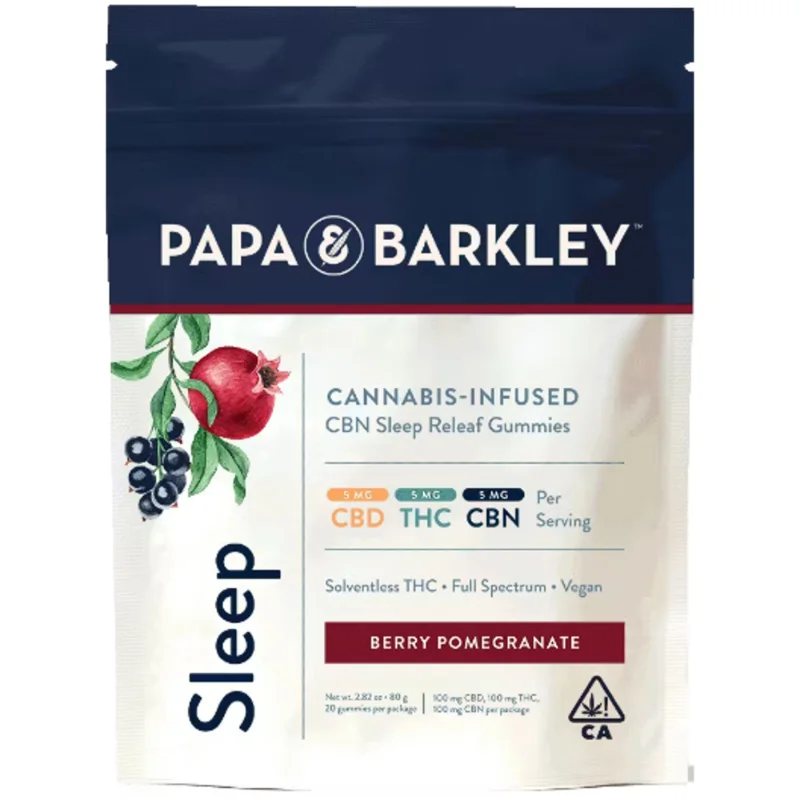 SOLVENTLESS SLEEP BERRY POMEGRANATE GUMMIES A5