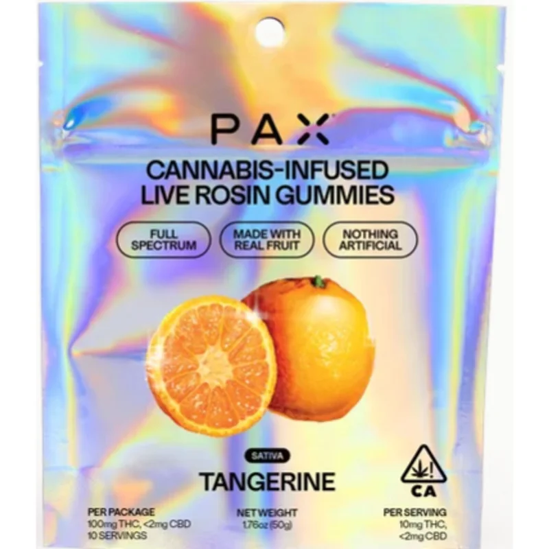 LIVE ROSIN TANGERINE GUMMIES P3