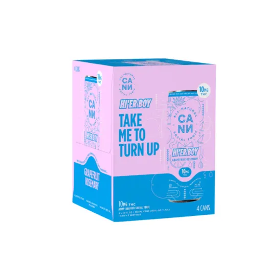 HI'ER BOY GRAPEFRUIT ROSEMARY 10MG 4PK