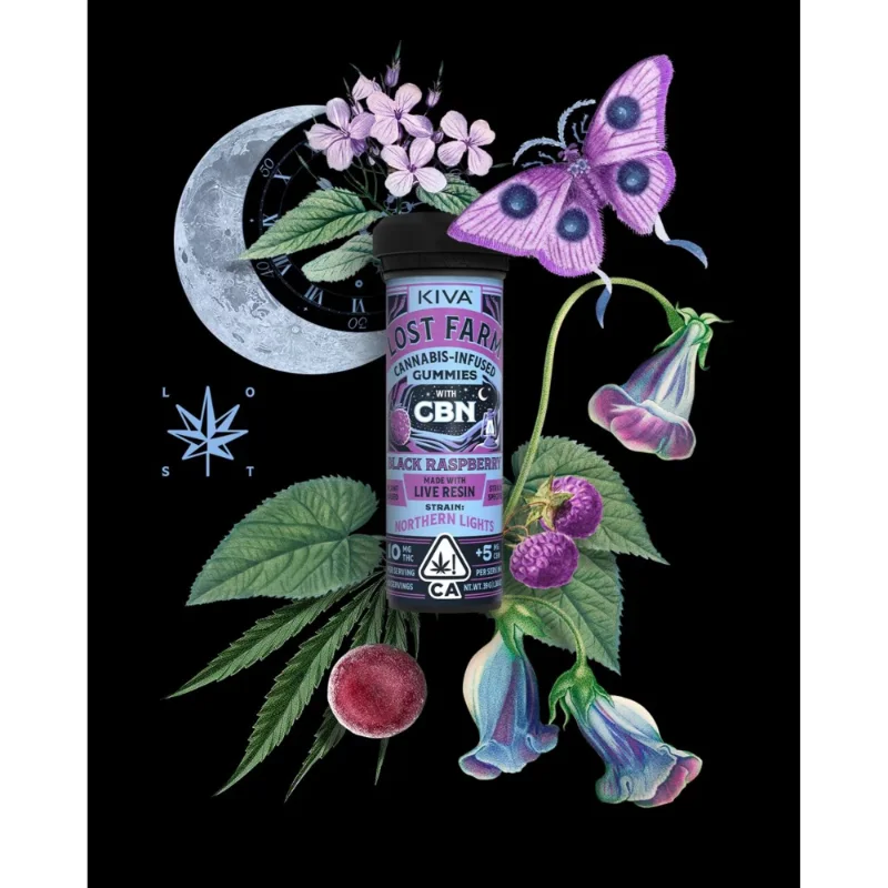 BLACK RASPBERRY LIVE RESIN CBN 10:5 GUMMIES B5