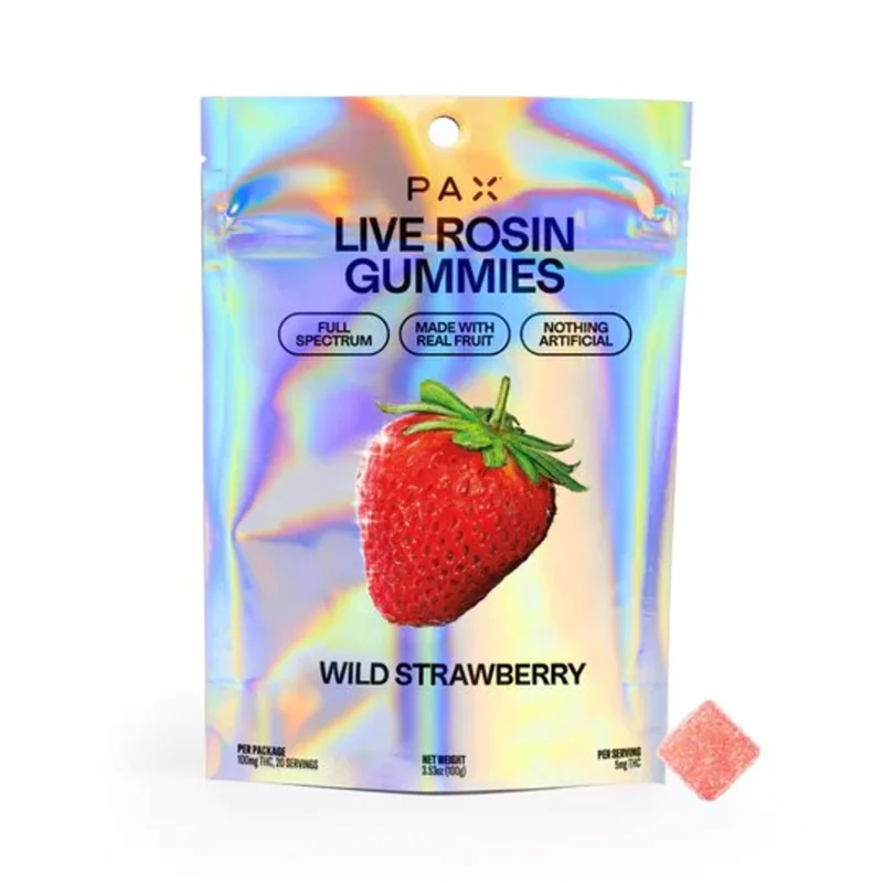 LIVE ROSIN WILD STRAWBERRY GUMMIES P4
