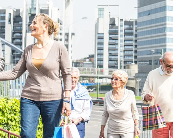 Seniors with Low Vision Enjoying Life